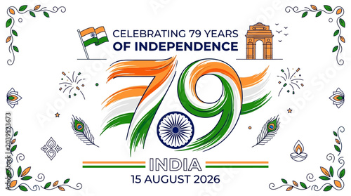 Celebrating India's 79th Independence Day with Festivities