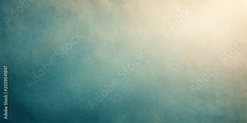 Quadro em tela Abstract textured background with soft, blended hues of turquoise and golden light, evoking a sense of calm and creativity
