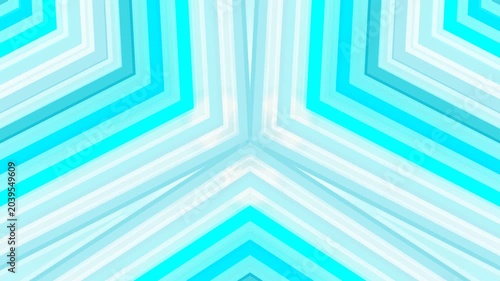 Vibrant turquoise chevron pattern on white background