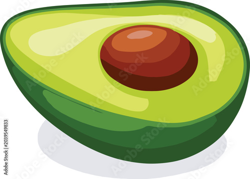 Avocado vector art