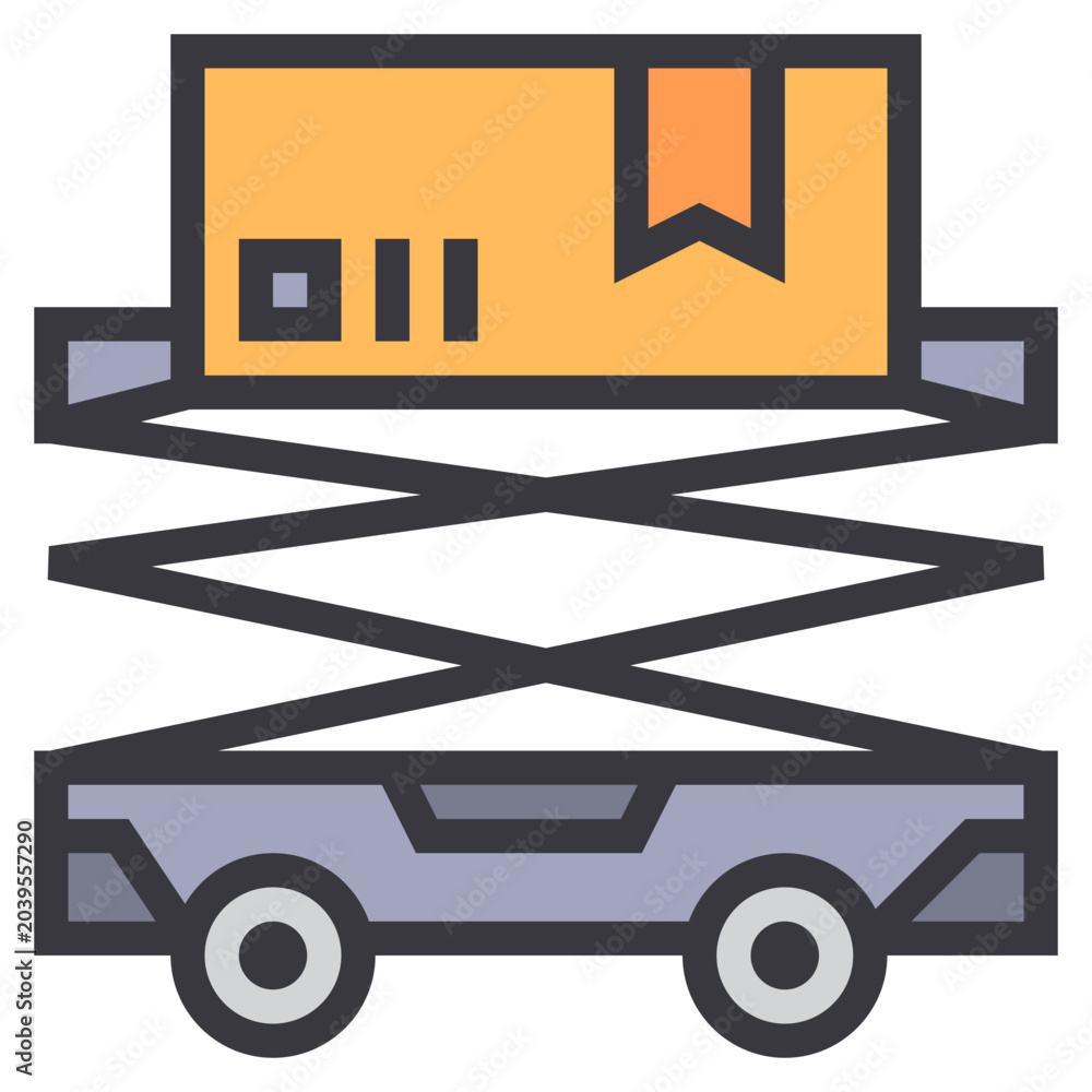 Fototapeta premium Scissor Lift