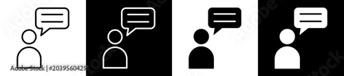 Photos Assistant Icon Black And White Vector Illustration.