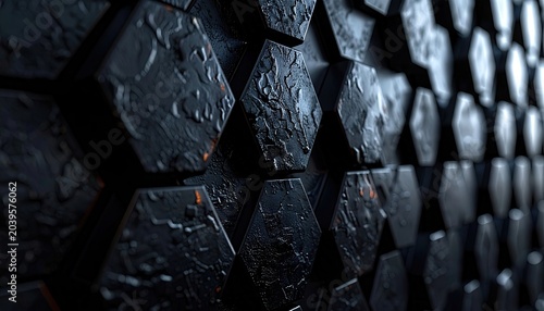 Close-up Texture of Stacked Black Tires in Industrial Setting.