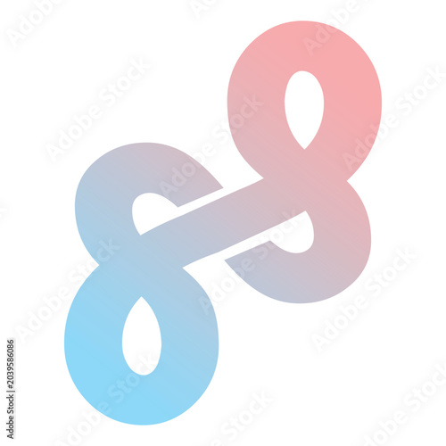 Creative Abstract Number Eight Branding Design