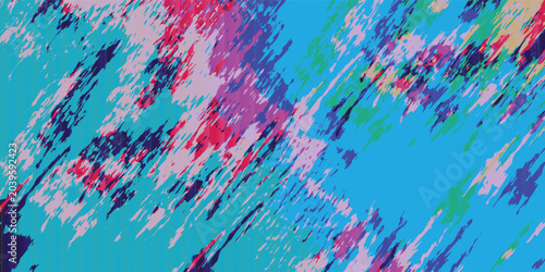 Blue grunge thick paint brush background. Grunge paint stain texture, creative banner template with