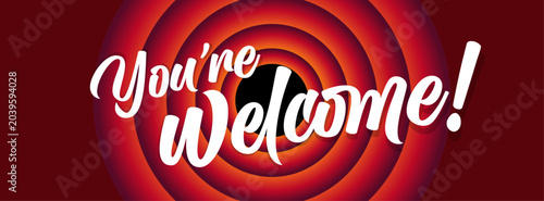 Tableau sur toile You are welcome