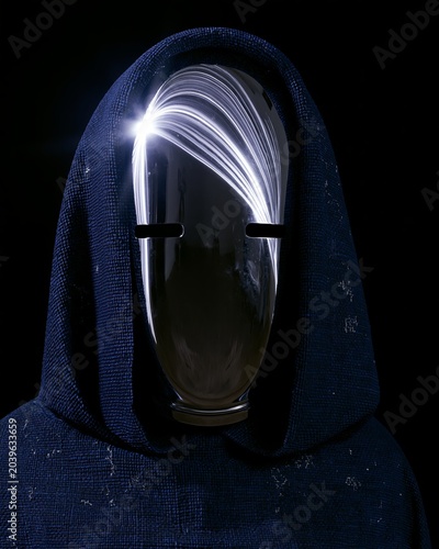 Futuristic mask avatars and mystical sci-fi masks 