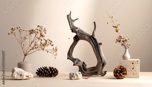 Natural still life display