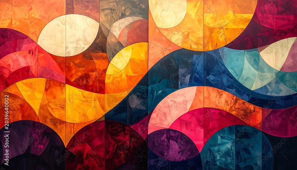 Fototapeta premium Vibrant abstract colorful background texture design.