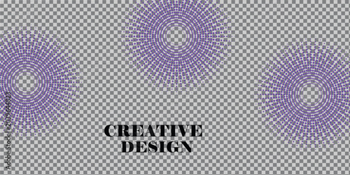 Canvas Print A creative design featuring purple flowers on a gray background with the words c
