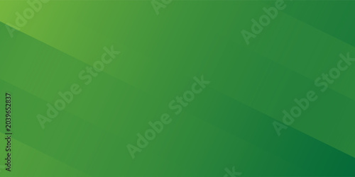 Tableau sur toile Abstract green background with geometric shapes and gradients for business and presentation designs featuring lime and dark green tones with soft shadows