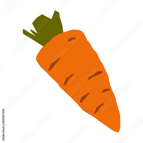 Carrot icon. Carrot flat icon