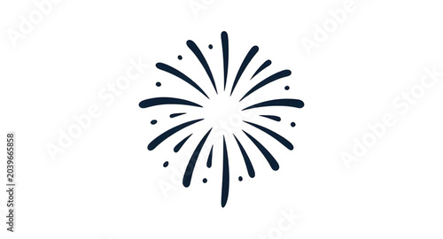 Foto festiveicon, fireworkicon, firework, burst, celebration, fireworks, icon, blacka