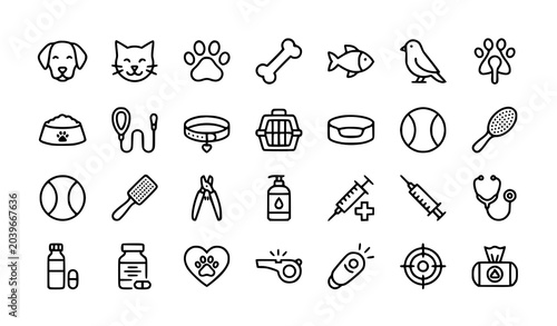 Foto Minimal women accessories scribble icon set hand drawn fashion vector collection