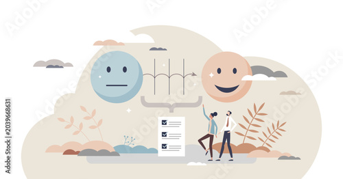 Bilde på lerret Gap analysis illustration, transparent background