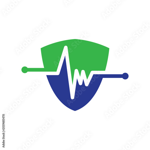 Heartbeat Waveform Inside Shield