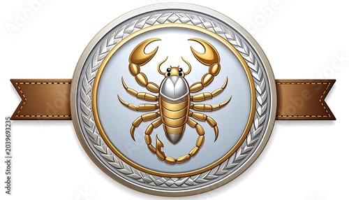 Golden Scorpion Emblem