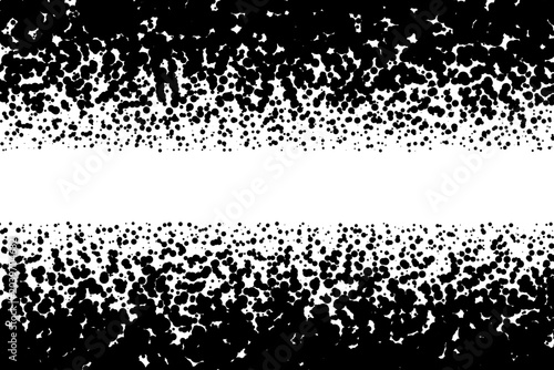 Abstract black dots pattern with horizontal copy space