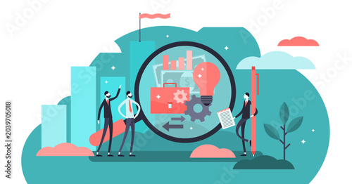 Foto Business transparency illustration, transparent background