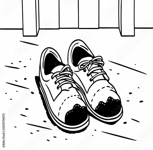 sneakers vector illustration
