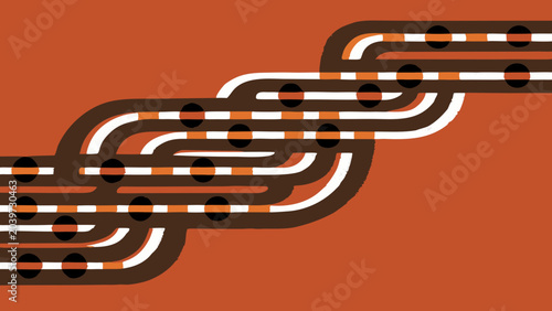 A graphic of a dna strip