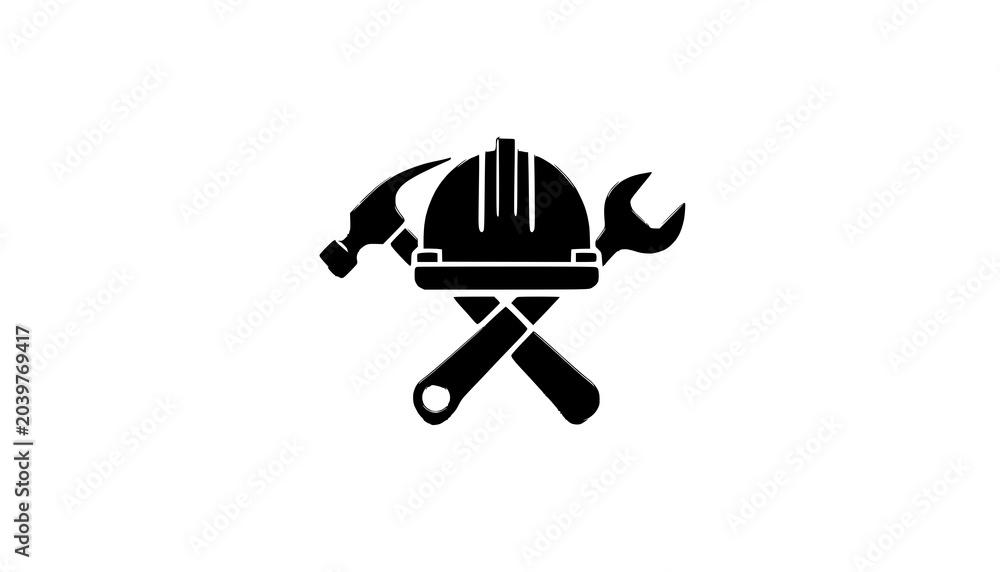Fototapeta premium vector illustration of a helmet