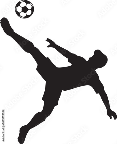 WebMartial Arts Flying Kick Athlete Silhouette Vector Icon