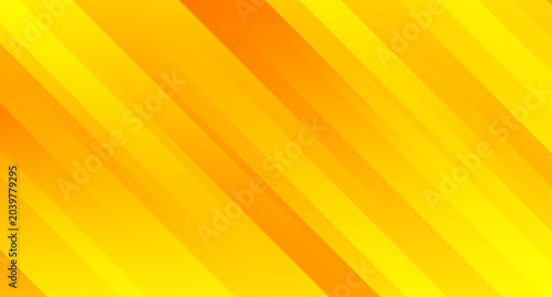Cuadro en lienzo Vibrant abstract background with dynamic diagonal stripes in brilliant yellow an