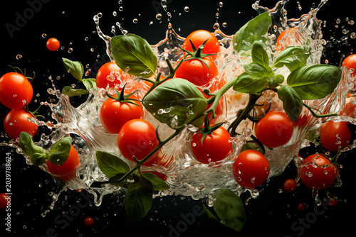 Caprese salad ingredients in various styles