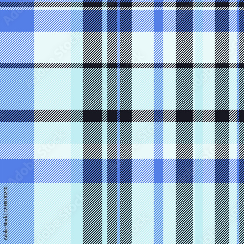 Postcard plaid pattern texture, christmas ornament seamless check vector. Screen textile background tartan fabric in light and white colors.