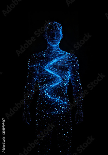 x ray image of human body