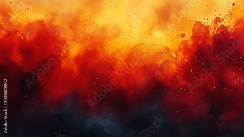 Swirling reds and oranges blend beautifully in a sunset igniting the sky with warmth