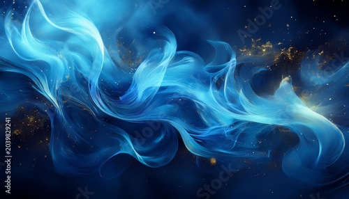 royal blue smoke with particle effects background image artwork ai