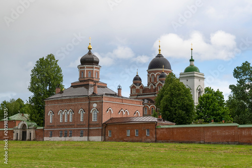 Photography View of the Spaso-Borodinsky Monastery (1838) on a May day