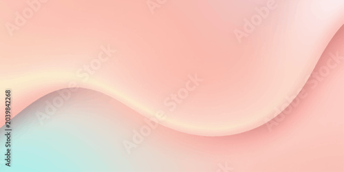 Abstract pink background with soft flowing waves creates a vibrant vector illustration featuring colorful lines of light, blue, and orange energy for a modern texture design backdrop
