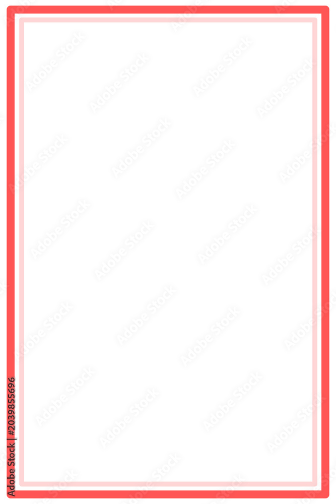 Obraz premium Abstract border. Double frame on white background