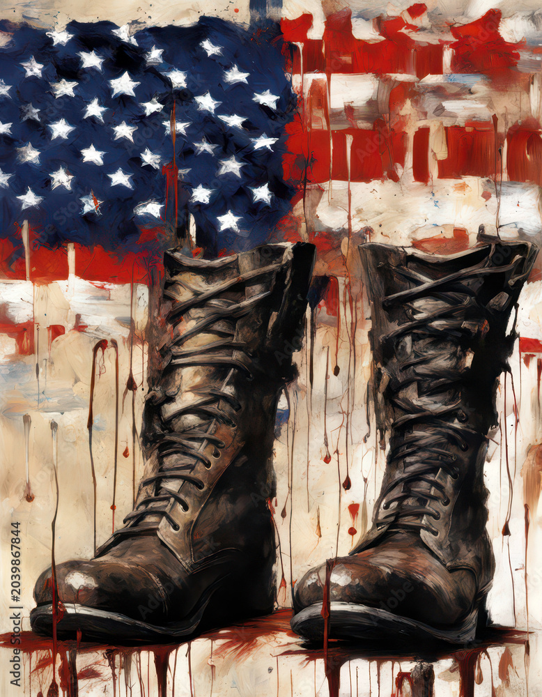 Obraz premium American Boots