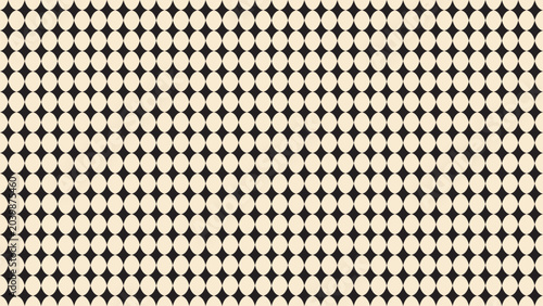 Diamond shaped geometric pattern in black brown and white
