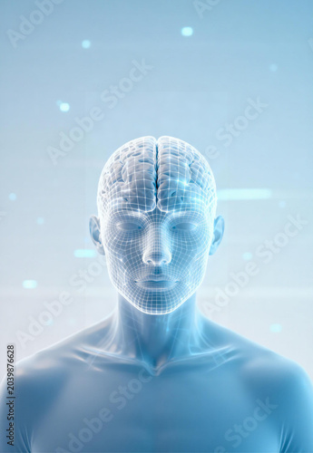 3d rendered illustration of a human brain