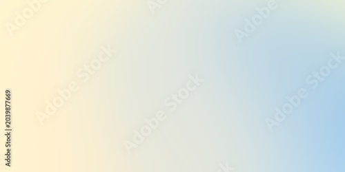 Abstract gradient background featuring smooth transitions of soft yellow and light blue pastel color tones