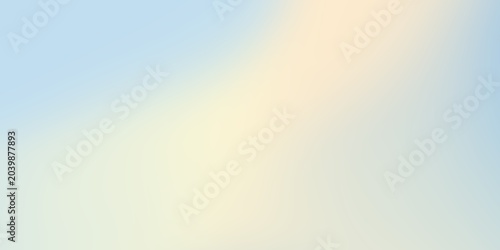 Abstract soft gradient background with smooth light blue and yellow colors for modern design projects