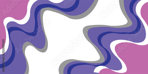 Photos Vibrant abstract background featuring flowing purple and pink wavy patterns, emb