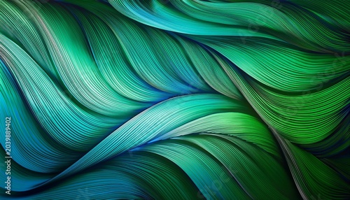 Green And Teal And Reed Gradient Flow Modern Abstract Background