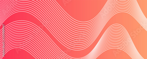 Foto Modern abstract wave with colorful background