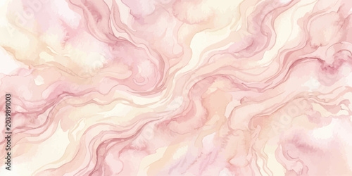 Schilderij op canvas Soft pink liquid marble swirl abstract background with abstract background artis