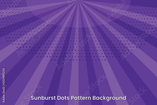 Sunburst Dots Background 5