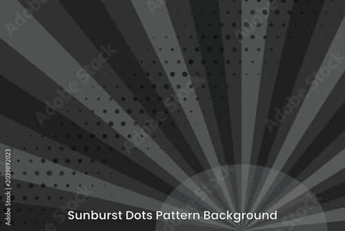 Sunburst Dots Background 10