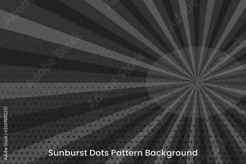Sunburst Dots Background 11