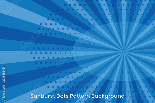 Sunburst Dots Background 13