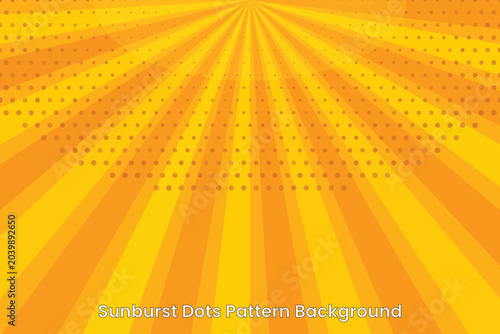 Sunburst Dots Background 14